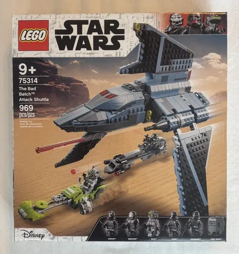 LEGO Star Wars: The Bad Batch Attack Shuttle (75314) New In Sealed Box