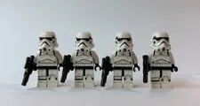 Lego Imperial Stormtrooper Minifigure Lot of 4 Star Wars 75078 75157 sw0578