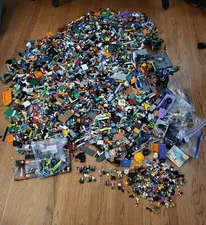 LEGO Mix LOT Harry Potter Technic Creator Minecraft Santa Minifigures 40 lbs