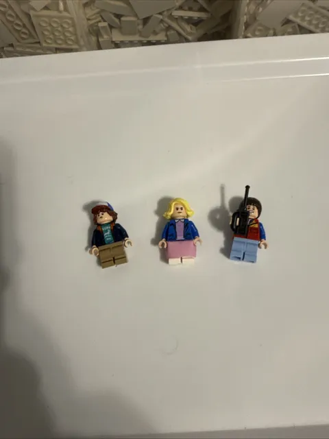 Lego Upside Down Stranger Things Minifigure Lot Of 3 Dustin, Eleven And Will