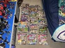 HUGE Lego Friends Lot 16 Sets: Treehouse, Theater, Store, Water Park, Vet