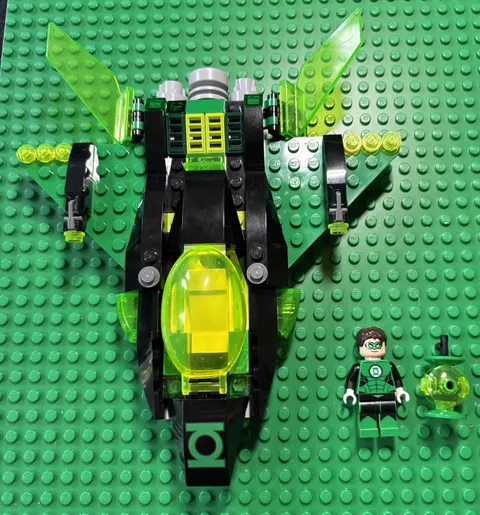 lego green lantern minifigure jet lantern piece spec ship dc super hero marvel