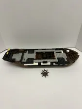 LEGO Legoland Black Sea Barracuda Pirate Ship #6285 SHIP BASE And PARTS  ONLY