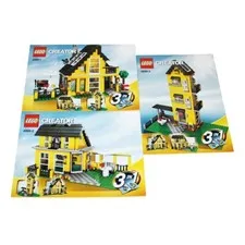 Lego Creator The Summer House 4996 (2008) Set of 3 Notes