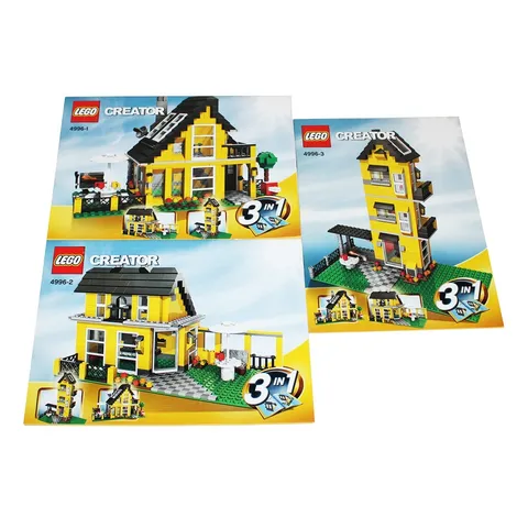 Lego Creator The Summer House 4996 (2008) Set of 3 Notes