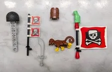 LEGO Pirates - Captain Redbeard's Pirate Ship Set 7075 Accessories & Parts