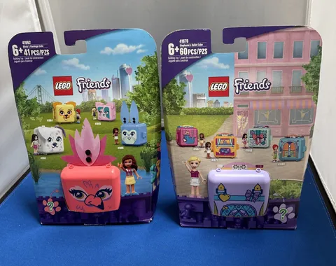 Lego friends: 2 cubes 41662 41670 New Olivia’s Flamingo Cube, Stephanie’s Ballet