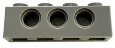 Lego Dark Gray TECHNIC Brick 1 x 4 with Holes Qty 1 Part 3701 T1