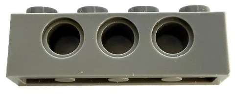 Lego Dark Gray TECHNIC Brick 1 x 4 with Holes Qty 1 Part 3701 T1