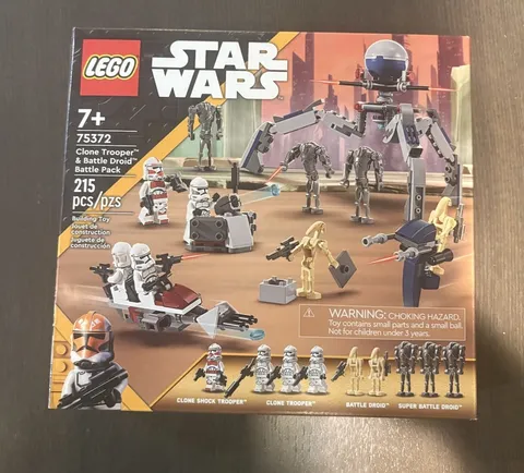 LEGO Star Wars: Clone Trooper & Battle Droid Battle Pack 75372 New Sealed