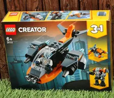 LEGO Creator 3in1 Cyber Drone Set 31111 Kids Toy Brick Pack New Boxed Mech
