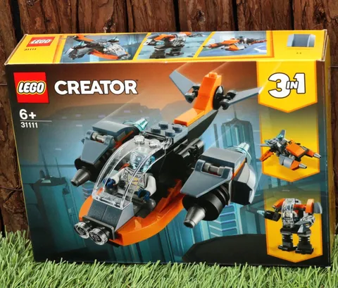 LEGO Creator 3in1 Cyber Drone Set 31111 Kids Toy Brick Pack New Boxed Mech