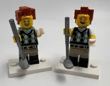 Lot of 2 LEGO Gone Golfin' President Business The LEGO Movie 2 Minifigure 71023
