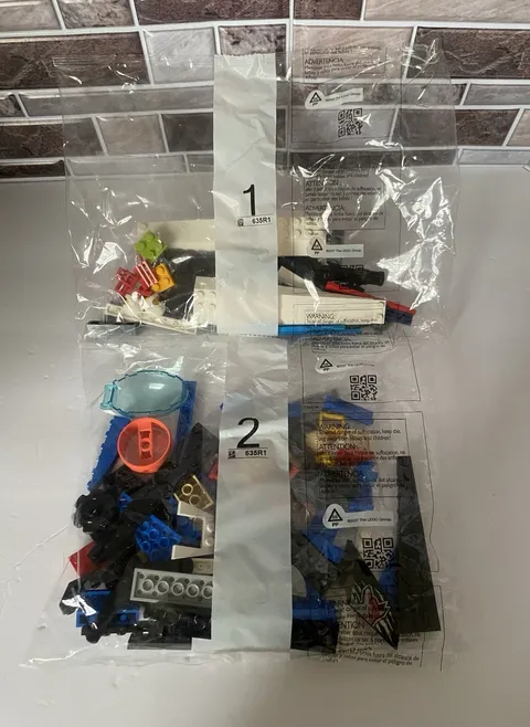2017 LEGO Sealed Bags #1 & 2 Unknown Set Replacement Parts With Figures