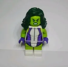 LEGO Marvel She-Hulk Minifigure SH0373 76078 Hulk vs Red Hulk READ!