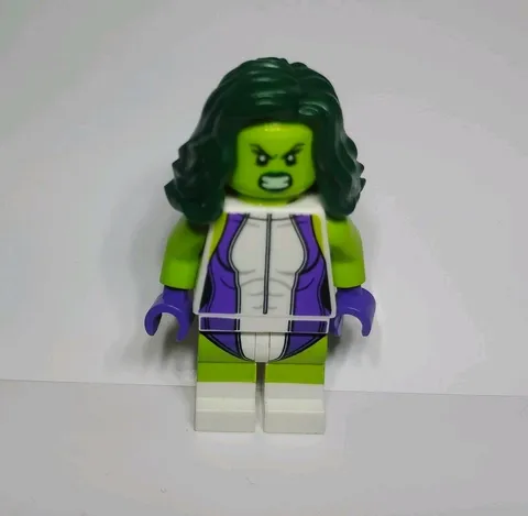 LEGO Marvel She-Hulk Minifigure SH0373 76078 Hulk vs Red Hulk READ!