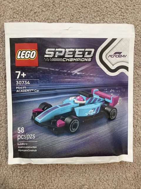LEGO Speed Champions Mini F1 Academy Car (30734) Brand New Sealed