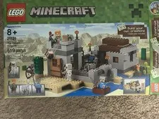 LEGO Minecraft The Desert Outpost 21121 Complete Set 519 pcs Alex Steve Wolf 8+