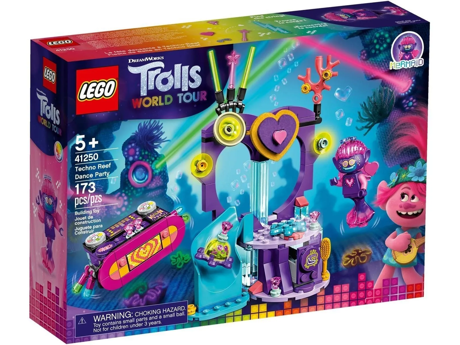 LEGO ® trolls: world tour 41250 party on the techno reef