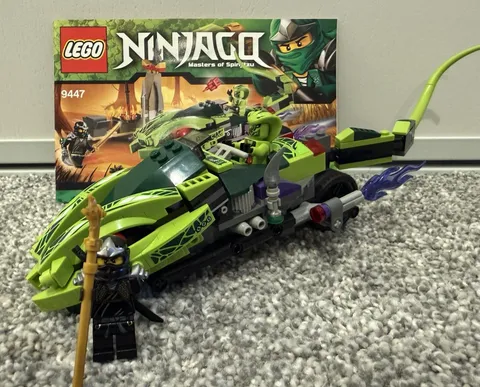 LEGO NINJAGO: Lasha's Bite Cycle (9447)  With Minifigs & Instructions