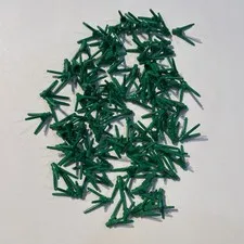 LEGO 1x1 Grass - 24855 - New - Plant Flower Stem with Bar Holder,  x100  - Green