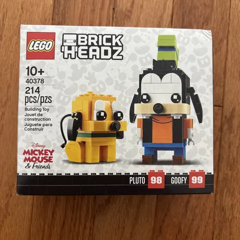 LEGO 40378 Goofy & Pluto set Retired Disney BrickHeadz SEALED New Retired