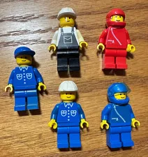 5 vintage LEGO City minifigures