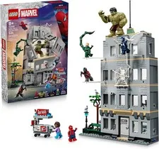 LEGO Marvel Spider-Man vs Hulk Epic Clash, Super Hero Building Toy, 8+, 76350