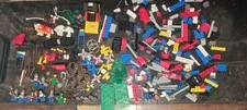 Vintage 1990s LEGO Castle minifigures accessories lot Medieval Knights Forestmen