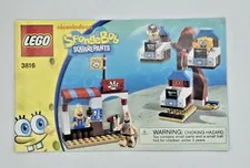 LEGO SPONGEBOB SQUAREPANTS Glove World 3816 INSTRUCTION MANUAL Only 2011 Retired