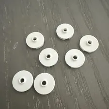 LEGO Tile 2 x 2 Round with Stud (18674) 8 Pieces White