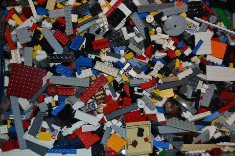 LEGO Assorted by the pound. Contains Legos, and character accessories