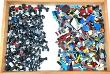 5 lbs Bulk LEGO Bricks, Wheels, Axels and Tires, stored on (W2 - Lot F)