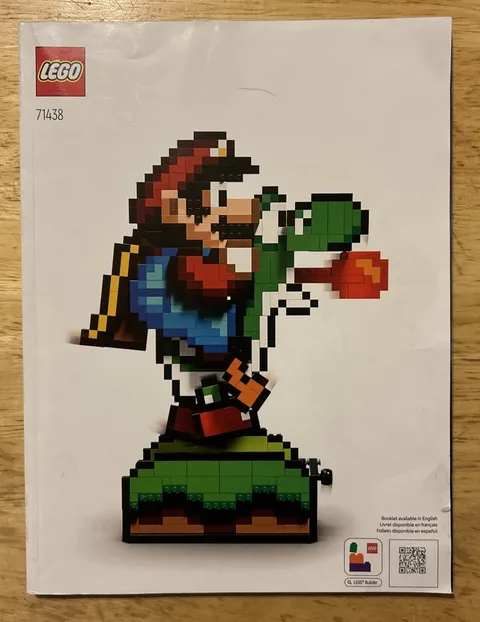LEGO 71438 Super Mario World: Mario & Yoshi MANUAL ONLY