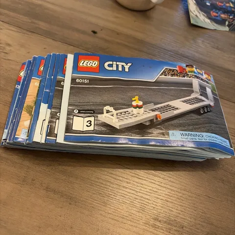 LEGO  CITY instructions 4635 3366 4433 4435 7937 60002 60012 60115 60117 60151 
