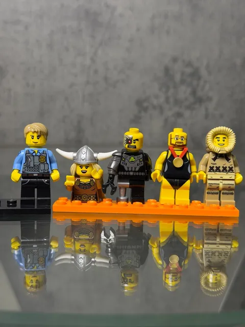 LEGO CMF Minifigures Lot of 5 col038 col068 cty 0341 col097 col109 city viking