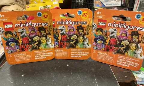 3 LEGO Series 29 Collectible Minifigures 71052 Monster Hunter Witch Goal Keeper