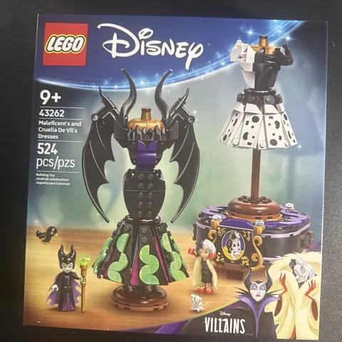 LEGO #43262 Disney Villains Maleficent & Cruella Dresses Building Block Set NIB