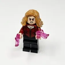 SCARLET WITCH Minifigure LEGO Marvel Avengers Wanda Maximoff 76323 (sh1018)