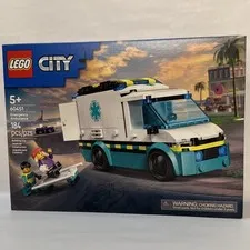 LEGO City Emergency Ambulance 60451 NISB New Sealed 2 Minifigures