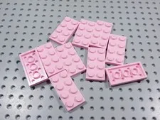 LEGO Lot of 10 Pink 2x4 Plates BN