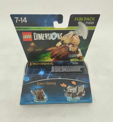 LEGO 71220 Fun Pack The Lord of the Rings Gimli MISB NEW Dimensions Hobbit