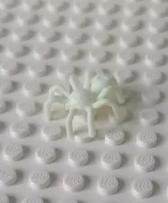 1x Lego Animal Spider White Glows in the Dark Abdomen Extended
