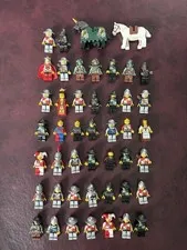 HUGE RARE LEGO Fantasy Era Castle Minifigure Lot Weapons Accessories Included