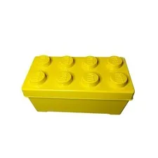 Lego Yellow Brick Empty Storage Box