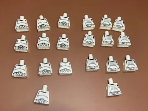 Minifigure Star Wars Imperial Stormtrooper Printed Torso Lot Of 20