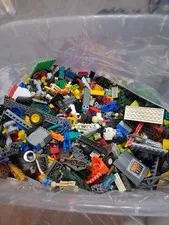 Lego Bulk  Lot 12 Lb 11 Oz 3 Books In Tote ,You Get What I Got, No Promises.