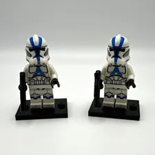 LEGO Star Wars 501st Clone Trooper Minifigures (2) w/ Blasters: sw1094