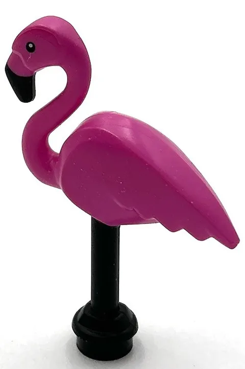 Lego New Magenta Bird Flamingo w/ Dark Pink Body Part