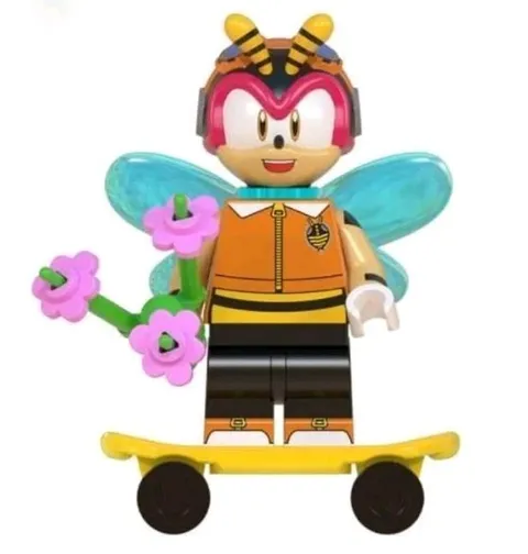 Sonic The Hedgehog  Game Character Charmy The Bee Sega Genuine Custom Lego 